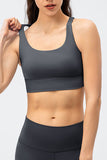 Crisscross Square Neck Active Tank