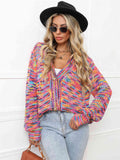 V-Neck Long Sleeve Cardigan