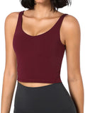 Scoop Neck Wide Strap Active Tank