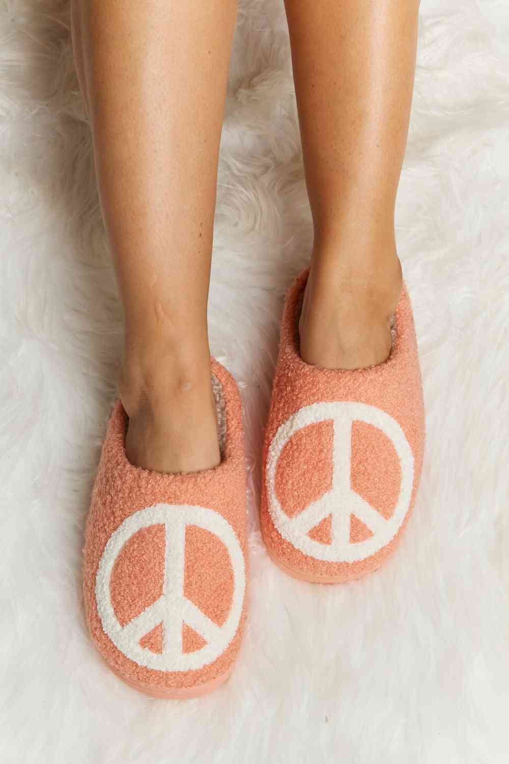 Melody Printed Plush Slide Slippers