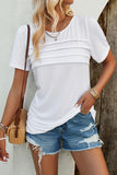 Round Neck Short Sleeve T-Shirt