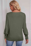 Round Neck Puff Sleeve T-Shirt