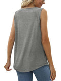 Ruched Square Neck Tank