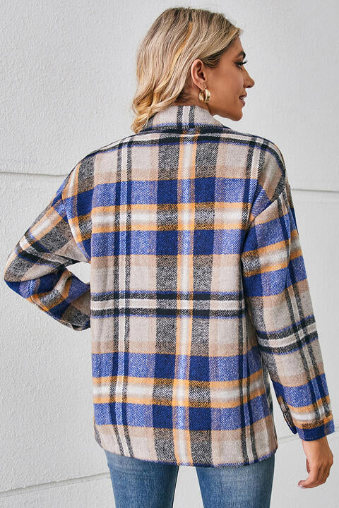 Collared Plaid Shacket