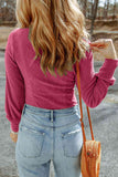 Scoop Neck Long Sleeve Top