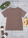 Round Neck Short Sleeve T-Shirt