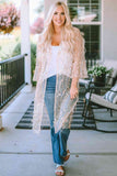 Sequin Open Front Sheer Cardigan