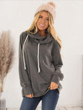 Drawstring Long Sleeve Hoodie