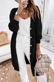 V-Neck Long Sleeve Cardigan