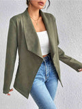 Statement Collar Long Sleeve Jacket