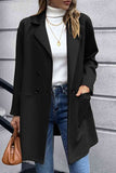 Lapel Collar Long Sleeve Blazer