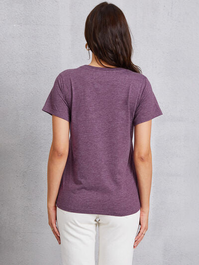 Round Neck Short Sleeve T-Shirt