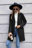 Lapel Collar Long Sleeve Blazer