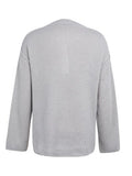 Quarter Button Dropped Shoulder Sweater