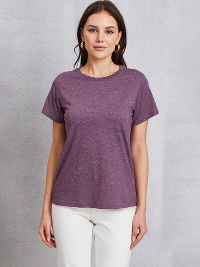 Round Neck Short Sleeve T-Shirt