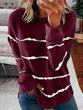 Striped Round Neck T-Shirt