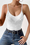 Scoop Neck Glitter Cami