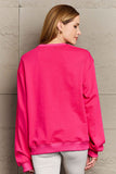 Simply Love Full Size CIAO！Round Neck Sweatshirt