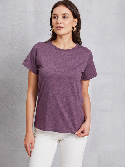 Round Neck Short Sleeve T-Shirt