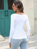 Long Sleeve Scoop Neck T-Shirt