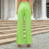 Drawstring Wide Leg Pants