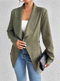 Statement Collar Long Sleeve Jacket