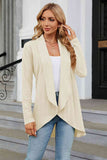 Open Front Long Sleeve Cardigan