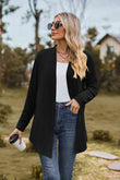 Open Front Long Sleeve Cardigan