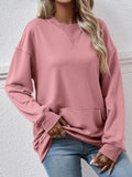 Round Neck Long Sleeve Sweatshirt