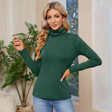 Turtleneck Long Sleeve T-Shirt