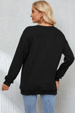 Letter Graphic Dropped Shoulder Sweatshirt