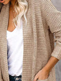 Open Front Long Sleeve Cardigan