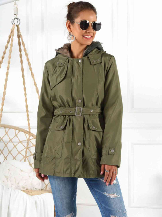 Full Size Hooded Jacket with Detachable Liner (Three-Way Wear)